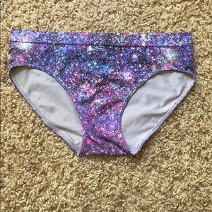 Glitter patterned bikini styled underwear